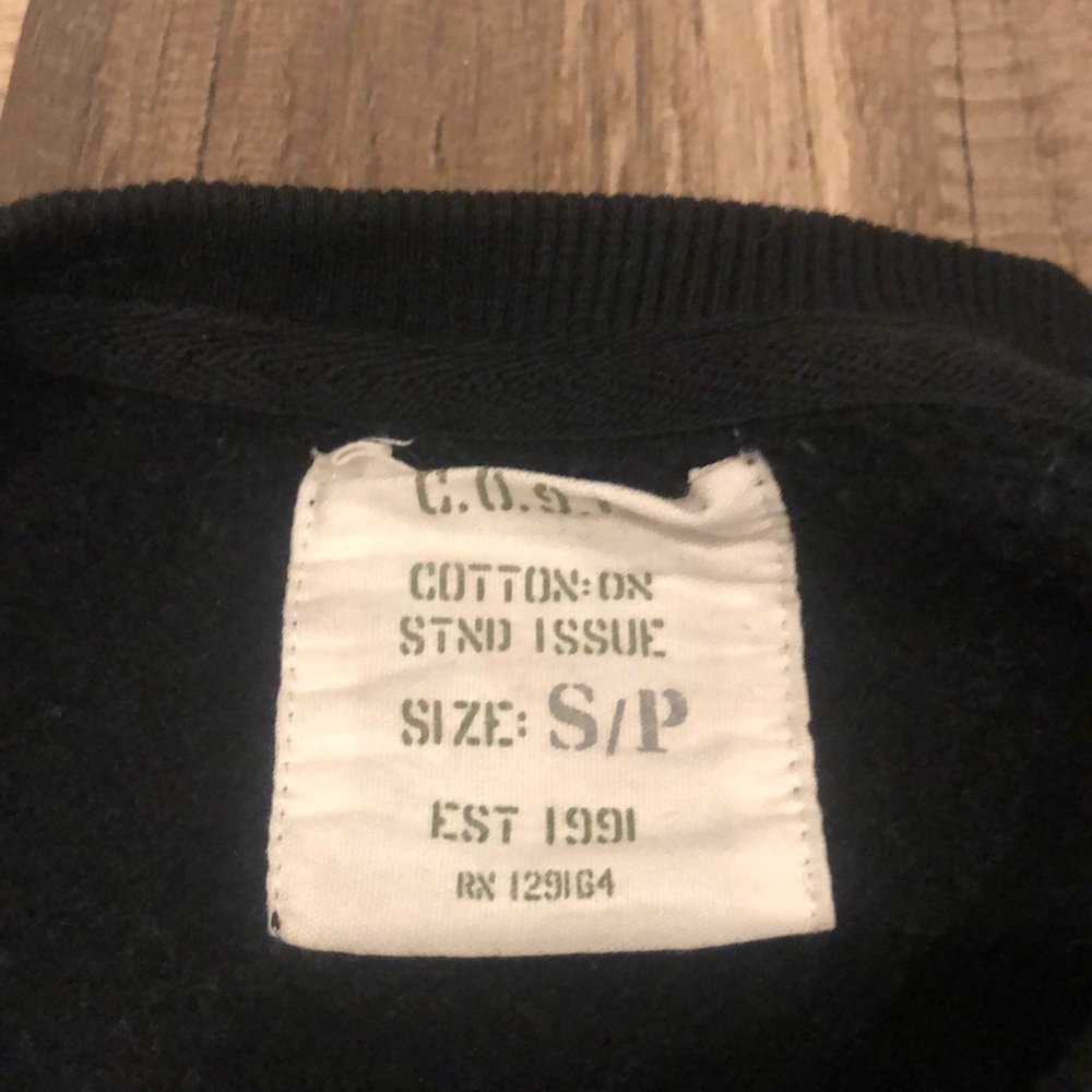 Black Cotton On Sweatshirt - Picture 4 of 5